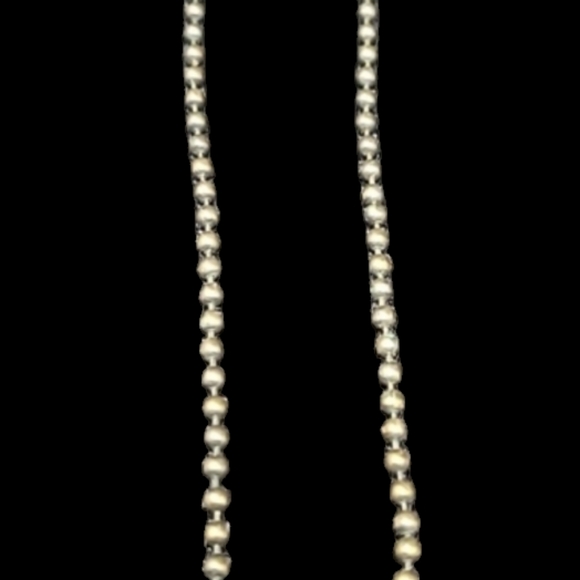 CLAIRE'S PEACOCK FEATHER BOHO NECKLACE-BRASS TONE 26" BEAD CHAIN - Picture 6 of 6